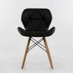 Стул Barneo N-42 Perfecto PU черный в Кировграде - kirovgrad.mebel24.online | фото 4