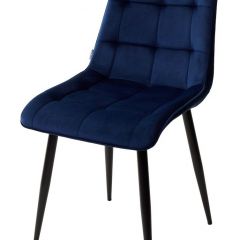 Стул CHIC BLUVEL-86 NAVY BLUE / черный каркас М-City в Кировграде - kirovgrad.mebel24.online | фото