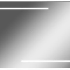 Зеркало Ray 100 black с подсветкой Sansa (SR1035Z) в Кировграде - kirovgrad.mebel24.online | фото 1