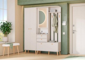 АФИНА Прихожая (модульная) кашемир серый в Кировграде - kirovgrad.mebel24.online | фото 1