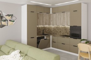 АЛЬБА Кухонный гарнитур Гранд Прайм  (2200*2500 мм) в Кировграде - kirovgrad.mebel24.online | фото 1