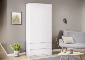 АЙДЕН ШК06-900 Шкаф 2 двери/2 ящика (белый) в Кировграде - kirovgrad.mebel24.online | фото