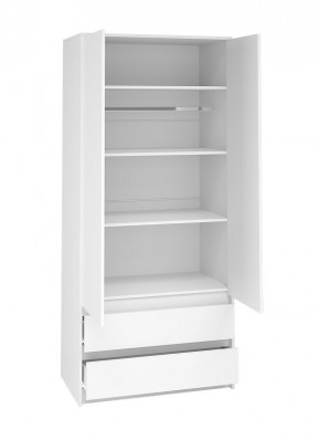 АЙДЕН ШК06-900 Шкаф 2 двери/2 ящика (белый) в Кировграде - kirovgrad.mebel24.online | фото 2