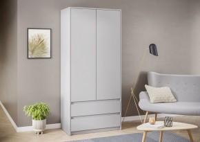 АЙДЕН ШК06-900 Шкаф 2 двери/2 ящика (серый) в Кировграде - kirovgrad.mebel24.online | фото