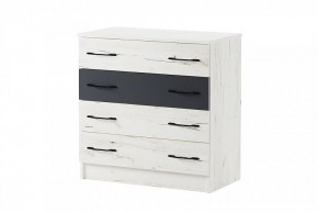 БЕАТРИС Комод К800 (дуб крафт белый/антрацит) в Кировграде - kirovgrad.mebel24.online | фото 2