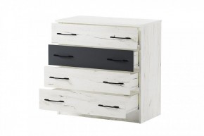 БЕАТРИС Комод К800 (дуб крафт белый/антрацит) в Кировграде - kirovgrad.mebel24.online | фото 3