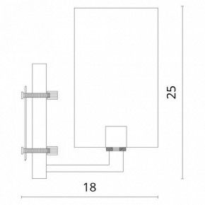 Бра Divinare Porta 5933/01 AP-1 в Кировграде - kirovgrad.mebel24.online | фото 3