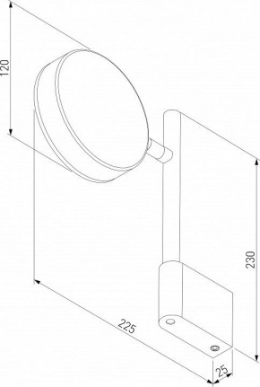 Бра Elektrostandard Tobi a064592 в Кировграде - kirovgrad.mebel24.online | фото 4