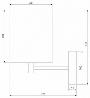 Бра Eurosvet Brume 60174/1 латунь в Кировграде - kirovgrad.mebel24.online | фото 5