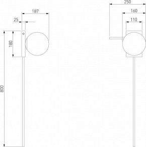 Бра Eurosvet Fredo 40033/1 латунь в Кировграде - kirovgrad.mebel24.online | фото 3