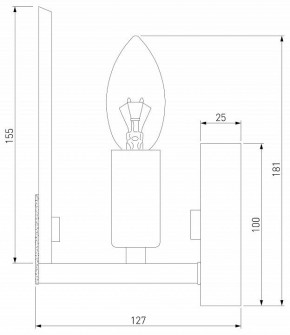 Бра Eurosvet Marble 60158/1 латунь в Кировграде - kirovgrad.mebel24.online | фото 3