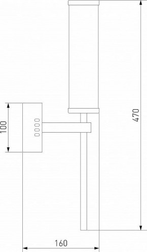 Бра Eurosvet Stark 50387 LED латунь в Кировграде - kirovgrad.mebel24.online | фото 6
