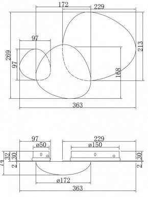 Бра Maytoni Jack-stone MOD314WL-L8G3K в Кировграде - kirovgrad.mebel24.online | фото 5