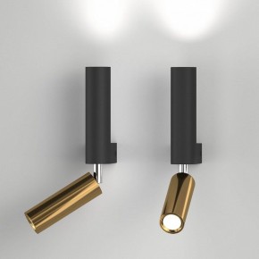 Бра с подсветкой Eurosvet Pitch 40020/1 LED черный/латунь в Кировграде - kirovgrad.mebel24.online | фото 3