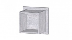 ДАЛЛАС Полка квадрат (цемент светлый) в Кировграде - kirovgrad.mebel24.online | фото