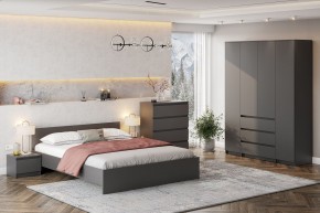 ДЕНВЕР Тумба прикроватная (Графит серый) в Кировграде - kirovgrad.mebel24.online | фото 4