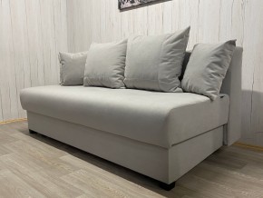 Диван Комфорт-1 (НПБ) велюр Luma 13 св.серый в Кировграде - kirovgrad.mebel24.online | фото 2