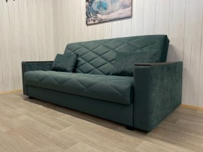 Диван Престиж-15 (НПБ+МДФ) велюр Sensey bottle green в Кировграде - kirovgrad.mebel24.online | фото