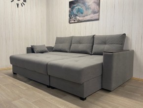 Диван угловой Комфорт-3 (НПБ+МДФ) велюр Galaxy Lite 26 в Кировграде - kirovgrad.mebel24.online | фото 3