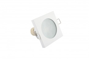 DK3014-WH Встраиваемый светильник влагозащ., IP 44, 50 Вт, GU10, белый, алюминий в Кировграде - kirovgrad.mebel24.online | фото 4