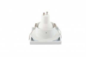 DK3014-WH Встраиваемый светильник влагозащ., IP 44, 50 Вт, GU10, белый, алюминий в Кировграде - kirovgrad.mebel24.online | фото 5