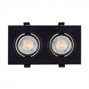 DK3022-BK Встраиваемый светильник, IP 20, 10 Вт, GU5.3, LED, черный, пластик в Кировграде - kirovgrad.mebel24.online | фото 2