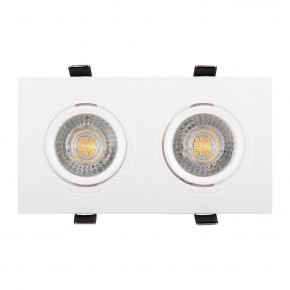 DK3022-WH Встраиваемый светильник, IP 20, 10 Вт, GU5.3, LED, белый, пластик в Кировграде - kirovgrad.mebel24.online | фото 2