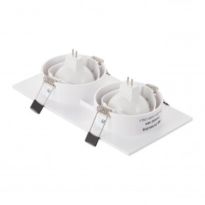 DK3022-WH Встраиваемый светильник, IP 20, 10 Вт, GU5.3, LED, белый, пластик в Кировграде - kirovgrad.mebel24.online | фото 3