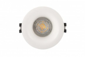 DK3024-WH Встраиваемый светильник, IP 20, 10 Вт, GU5.3, LED, белый, пластик в Кировграде - kirovgrad.mebel24.online | фото 1