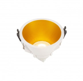 DK3026-WG Встраиваемый светильник, IP 20, 10 Вт, GU5.3, LED, белый/золотой, пластик в Кировграде - kirovgrad.mebel24.online | фото 3