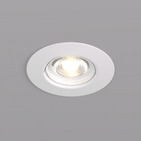 DK3028-WH Встраиваемый светильник, IP 20, 10 Вт, GU5.3, LED, белый, пластик в Кировграде - kirovgrad.mebel24.online | фото 1