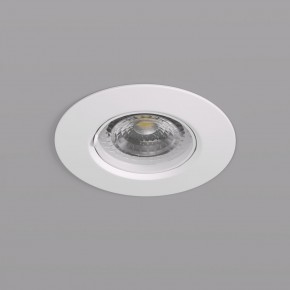 DK3028-WH Встраиваемый светильник, IP 20, 10 Вт, GU5.3, LED, белый, пластик в Кировграде - kirovgrad.mebel24.online | фото 2