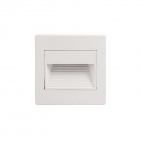 DK3050-WH Светильник встраиваемый в стену, IP 20, LED 3000, 1 Вт, белый, пластик в Кировграде - kirovgrad.mebel24.online | фото 3