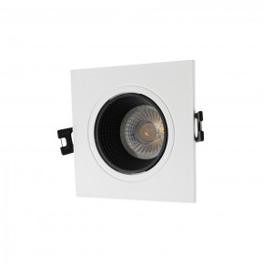 DK3071-WH+BK Встраиваемый светильник, IP 20, 10 Вт, GU5.3, LED, белый/черный, пластик в Кировграде - kirovgrad.mebel24.online | фото
