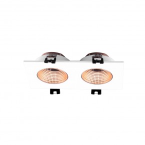DK3072-WBR Встраиваемый светильник, IP 20, 10 Вт, GU5.3, LED, белый/бронзовый, пластик в Кировграде - kirovgrad.mebel24.online | фото 2