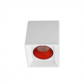 DK3080-WH+RD Светильник накладной IP 20, 10 Вт, GU5.3, LED, белый/красный, пластик в Кировграде - kirovgrad.mebel24.online | фото 1