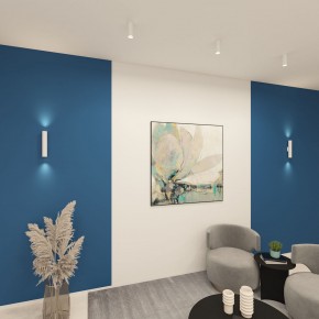 DK5022-WH Настенный светильник, IP20, до 15 Вт, LED, 2xGU10, белый, алюминий в Кировграде - kirovgrad.mebel24.online | фото 4