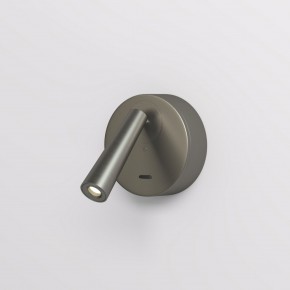 DK5072-DN Бра SHINE WALL со светодиодом, D104*H68, IP20, 3000К, 3W, RA?90, темный никель, алюминий в Кировграде - kirovgrad.mebel24.online | фото 2