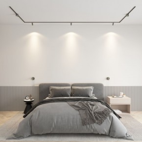 DK5072-DN Бра SHINE WALL со светодиодом, D104*H68, IP20, 3000К, 3W, RA?90, темный никель, алюминий в Кировграде - kirovgrad.mebel24.online | фото 4