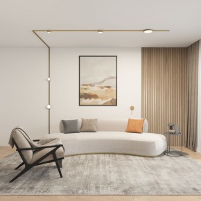 DK5072-SB Бра SHINE WALL со светодиодом, D104*H68, IP20, 3000К, 3W, RA?90, сатинированная латунь, алюминий в Кировграде - kirovgrad.mebel24.online | фото 5