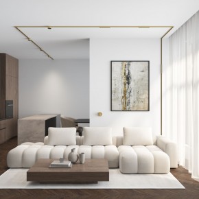 DK5072-SB Бра SHINE WALL со светодиодом, D104*H68, IP20, 3000К, 3W, RA?90, сатинированная латунь, алюминий в Кировграде - kirovgrad.mebel24.online | фото 6
