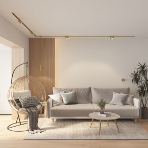 DK5072-SB Бра SHINE WALL со светодиодом, D104*H68, IP20, 3000К, 3W, RA?90, сатинированная латунь, алюминий в Кировграде - kirovgrad.mebel24.online | фото 8