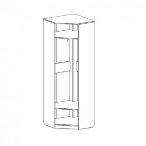 ЭЛАНА Прихожая (модульная) Дуб сонома в Кировграде - kirovgrad.mebel24.online | фото 5