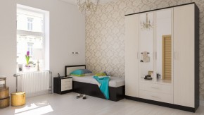 Фиеста Кровать 0900, цвет венге/дуб лоредо, ШхГхВ 93,5х203,5х80 см., сп.м. 900х2000 мм., без матраса, основание есть в Кировграде - kirovgrad.mebel24.online | фото 5