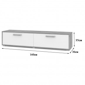 ФЛОРИДА Гостиная (модульная) дуб золотой/графит в Кировграде - kirovgrad.mebel24.online | фото 6