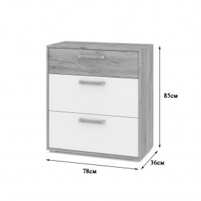 ФЛОРИДА Гостиная (модульная) дуб золотой/графит в Кировграде - kirovgrad.mebel24.online | фото 9