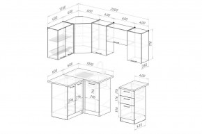 ГЛОРИЯ Кухонный гарнитур Оптима 5 (1200*2000 мм) в Кировграде - kirovgrad.mebel24.online | фото 2