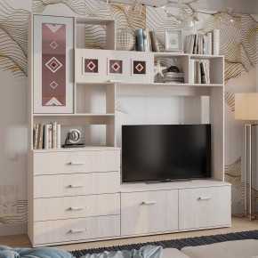 Гостиная Белла (модульная) ясень белый в Кировграде - kirovgrad.mebel24.online | фото 15