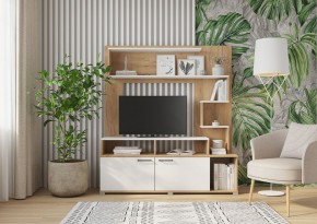 Гостиная Ника (Крафт золотой-белый) в Кировграде - kirovgrad.mebel24.online | фото 3