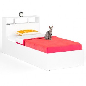 Камелия Кровать 0900, цвет белый, ШхГхВ 93,5х217х78,2 см., сп.м. 900х2000 мм., без матраса, основание есть в Кировграде - kirovgrad.mebel24.online | фото 1